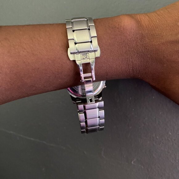 CRRJU Man stainless steel blue and silver quartz wristwatch - Picture 10 of 11